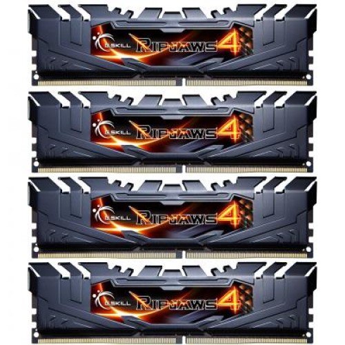 Модуль памяті для компютера DDR4 16GB (4x4GB) 2400 MHz Ripjaws G.Skill (F4-2400C14Q-16GRK)