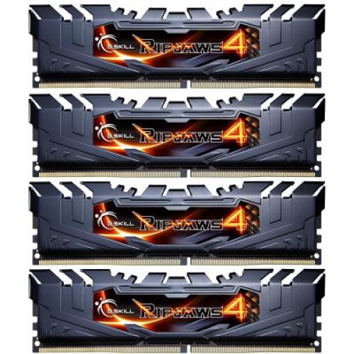 Модуль памяті для компютера DDR4 16GB (4x4GB) 2400 MHz Ripjaws G.Skill (F4-2400C15Q-16GRK)