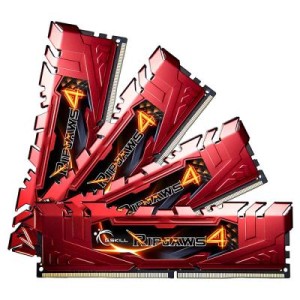 Модуль памяті для компютера DDR4 16GB (4x4GB) 2400 MHz Ripjaws G.Skill (F4-2400C15Q-16GRR)