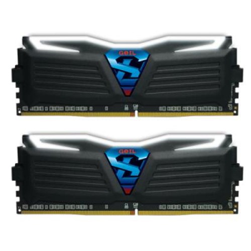 Модуль памяті для компютера DDR4 8GB (2x4GB) 2400 MHz Super Luce Geil (GLB48GB2400C15DC)