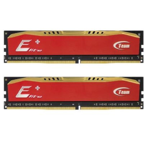 Модуль памяті для компютера DDR3 16GB (2x8GB) 1600 MHz Elite Plus Orange Team (TPAD316G1600HC11DC01)