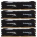 Модуль памяті для компютера DDR4 16GB (4x4GB) 2133 MHz HyperX Savage Black Kingston Fury (ex.HyperX) (HX421C13SBK4/16)