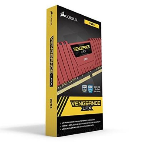 Модуль памяті для компютера DDR4 8GB (2x4GB) 2666 MHz Vengeance LPX Corsair (CMK8GX4M2A2666C16R)