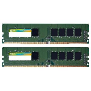 Модуль памяті для компютера DDR4 16GB (2x8GB) 2133 MHz Silicon Power (SP016GBLFU213N22)