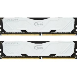 Модуль памяті для компютера DDR3 8GB (2x4GB) 2400 MHz Vulcan White Team (TLWED38G2400HC11CDC01)