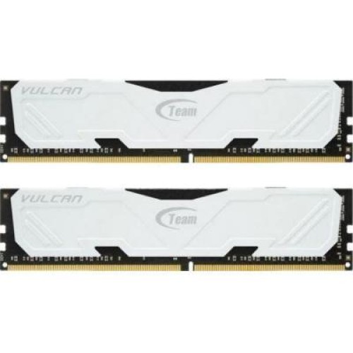 Модуль памяті для компютера DDR3 8GB (2x4GB) 2400 MHz Vulcan White Team (TLWED38G2400HC11CDC01)