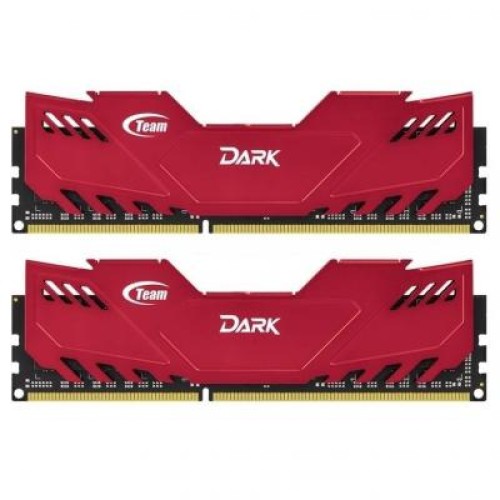 Модуль памяті для компютера DDR3 16GB (2x8GB) 1600 MHz Dark Series Red Team (TDRED316G1600HC9DC01)