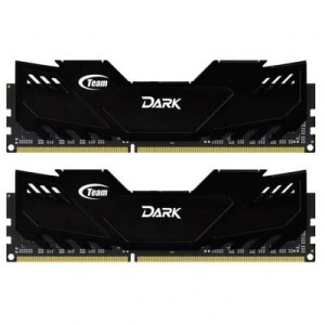 Модуль памяті для компютера DDR3 16GB (2x8GB) 2400 MHz Dark Series Black Team (TDKED316G2400HC11CDC01)