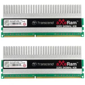 Модуль памяті для компютера DDR3 8GB (2x4GB) 2133 MHz Transcend (TX2133KLN-8GK)