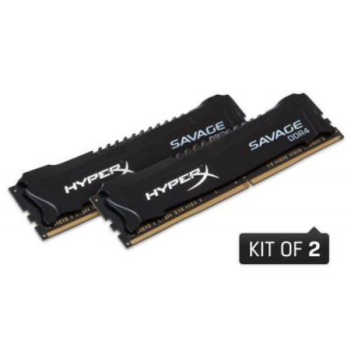 Модуль памяті для компютера DDR4 32GB (2x16GB) 2400 MHz HyperX Savage Kingston Fury (ex.HyperX) (HX424C14SBK2/32)