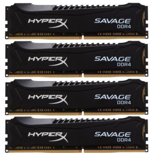 Модуль памяті для компютера DDR4 32GB (4x8GB) 2666 MHz HyperX Savage Kingston Fury (ex.HyperX) (HX426C13SBK4/32)