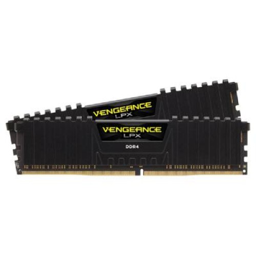 Модуль памяті для компютера DDR4 16GB (2x8GB) 2800 MHz Vengeance LPX Black Corsair (CMK16GX4M2A2800C16)