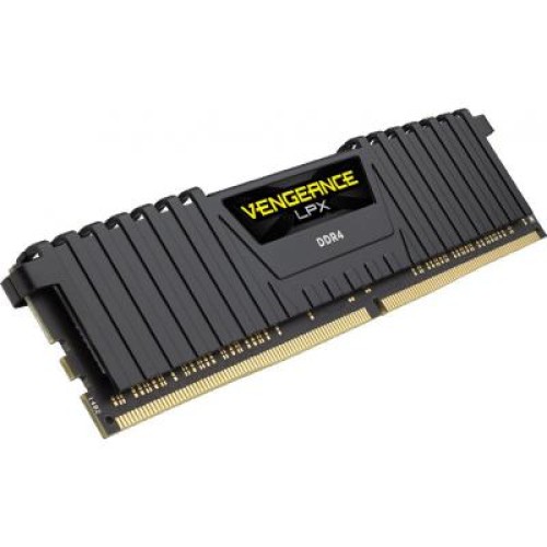 Модуль памяті для компютера DDR4 8GB 2400 MHz Vengeance LPX Black Corsair (CMK8GX4M1A2400C14)