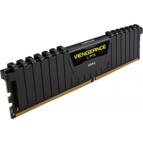 Модуль памяті для компютера DDR4 8GB 2666 MHz Vengeance LPX Black Corsair (CMK8GX4M1A2666C16)