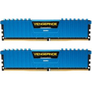 Модуль памяті для компютера DDR4 16GB (2x8GB) 3000 MHz Vengeance LPX Blue Corsair (CMK16GX4M2B3000C15B)