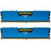 Модуль памяті для компютера DDR4 16GB (2x8GB) 3000 MHz Vengeance LPX Blue Corsair (CMK16GX4M2B3000C15B)