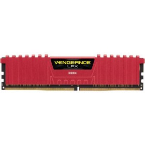 Модуль памяті для компютера DDR4 8GB 2666 MHz Vengeance LPX Red Corsair (CMK8GX4M1A2666C16R)