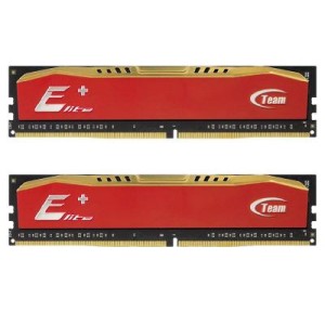 Модуль памяті для компютера DDR4 16GB (2x8GB) 2133 MHz Elite Plus Orange Team (TPAD416G2133HC15DC01)