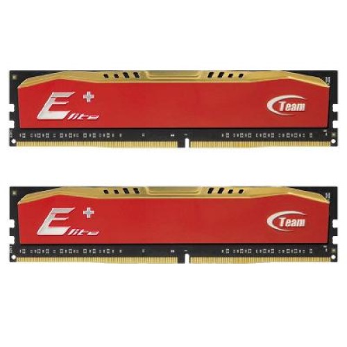 Модуль памяті для компютера DDR4 16GB (2x8GB) 2133 MHz Elite Plus Orange Team (TPAD416G2133HC15DC01)