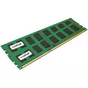 Модуль памяті для компютера DDR3 8GB (2x4GB) 1600 MHz Micron (CT2KIT51264BA160BJ)
