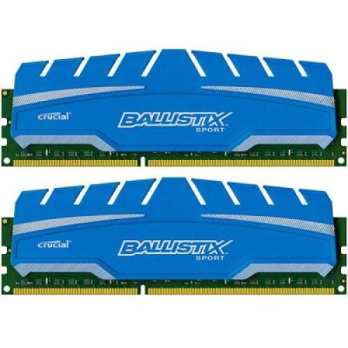 Модуль памяті для компютера DDR3 8GB (2x4GB) 1600 MHz Ballistix Sport XT Micron (BLS2C4G3D169DS3CEU)