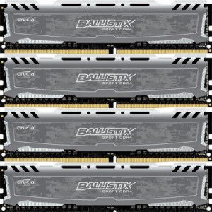 Модуль памяті для компютера DDR4 16GB (4x4GB) 2400 MHz Ballistix Sport Micron (BLS4C4G4D240FSB)