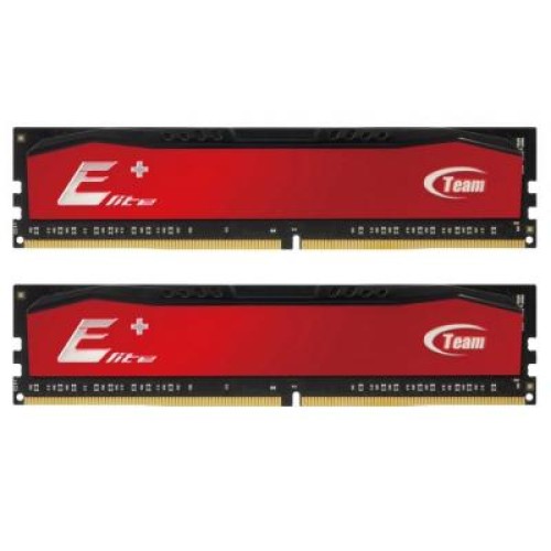 Модуль памяті для компютера DDR4 8GB (2x4GB) 2400 MHz Elite Plus Red Team (TPRD48G2400HC16DC01)