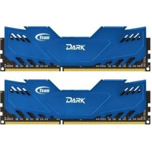 Модуль памяті для компютера DDR4 16GB (2x8GB) 2666 MHz Dark Blue Team (TDBED416G2666HC15ADC01)