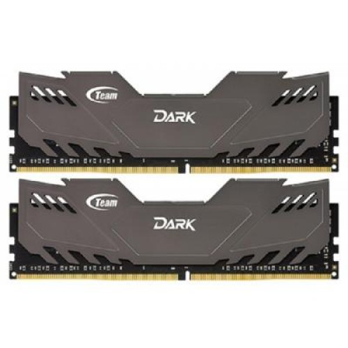 Модуль памяті для компютера DDR4 16GB (2x8GB) 2800 MHz Dark Gray Team (TDGED416G2800HC16ADC01)