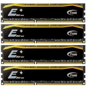 Модуль памяті для компютера DDR4 32GB (4x8GB) 2133 MHz Elite Plus Black Team (TPD432G2133HC15QC01)