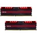 Модуль памяті для компютера DDR4 16GB (2x8GB) 2400 MHz Delta Red LED Team (TDTRD416G2400HC15ADC01)