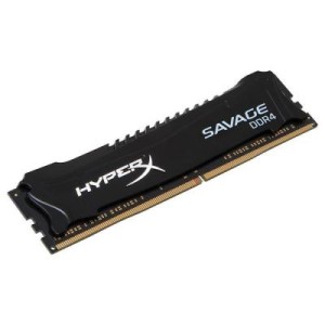 Модуль памяті для компютера DDR4 4GB 2400 MHz HyperX Savage Black Kingston Fury (ex.HyperX) (HX424C12SB2/4)