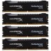 Модуль памяті для компютера DDR4 32GB (4x8GB) 2400 MHz Savage Blak Kingston Fury (ex.HyperX) (HX424C12SB2K4/32)