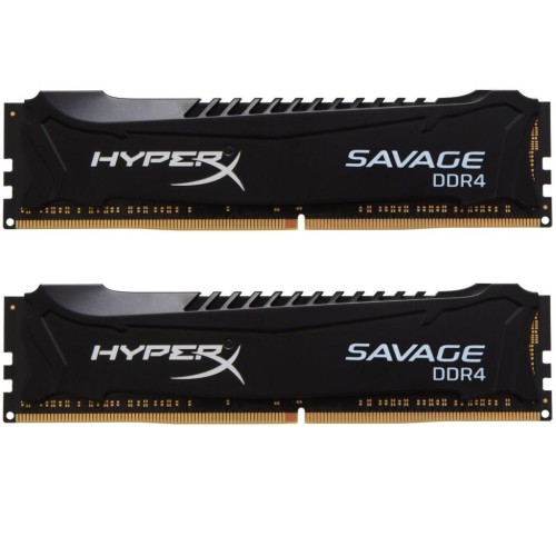 Модуль памяті для компютера DDR4 8GB 3000 MHz Savage Blak Kingston Fury (ex.HyperX) (HX430C15SB2/8)