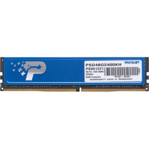 Модуль памяті для компютера DDR4 8GB (2x4GB) 2400 MHz Patriot (PSD48G2400KH)