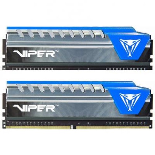 Модуль памяті для компютера DDR4 16GB (2x8GB) 2800 MHz V ELITE KIT BLK/BLU Patriot (PVE416G280C6KBL)