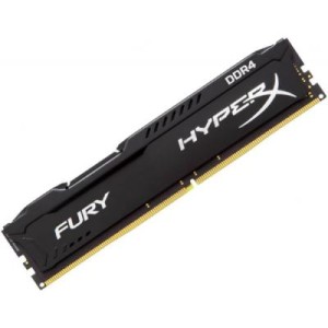 Модуль памяті для компютера DDR4 16GB 2400 MHz HyperX Fury BLACK Kingston Fury (ex.HyperX) (HX424C15FB/16)