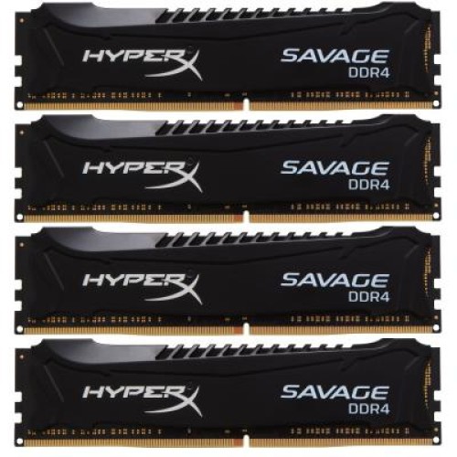 Модуль памяті для компютера DDR4 32GB (4x8GB) 2800 MHz HyperX Savage Black Kingston Fury (ex.HyperX) (HX428C14SB2K4/32)