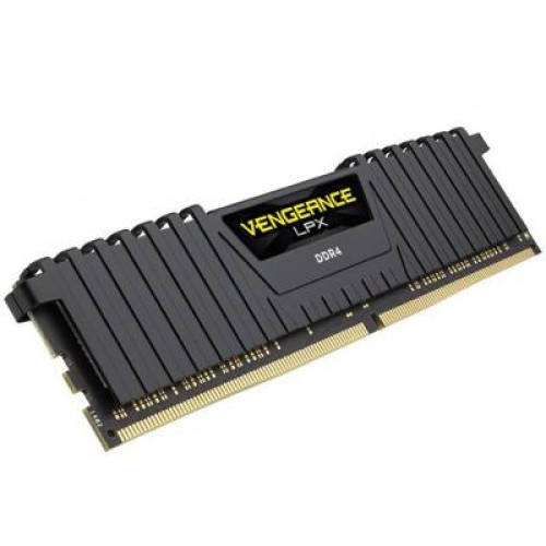 Модуль памяті для компютера DDR4 16GB 2666 MHz Vengeance LPX Black Corsair (CMK16GX4M1A2666C16)