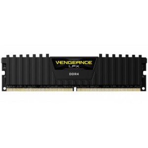 Модуль памяті для компютера DDR4 16GB 2666 MHz Vengeance LPX Black Corsair (CMK16GX4M1A2666C16)