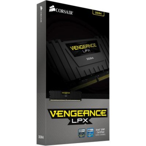 Модуль памяті для компютера DDR4 16GB 3000 MHz Vengeance LPX Black Corsair (CMK16GX4M1B3000C15)