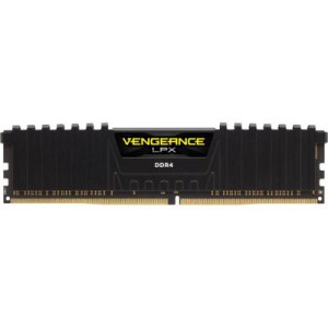 Модуль памяті для компютера DDR4 16GB 3000 MHz Vengeance LPX Black Corsair (CMK16GX4M1B3000C15)