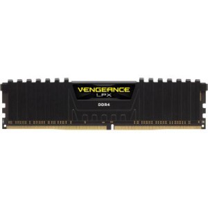 Модуль памяті для компютера DDR4 8GB 2400 MHz Vengeance LPX Black Corsair (CMK8GX4M1A2400C16)