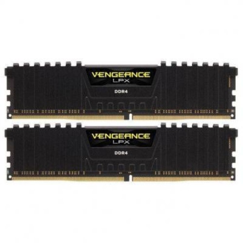 Модуль памяті для компютера DDR4 8GB (2x4GB) 3000 MHz Vengeance LPX Black Corsair (CMK8GX4M2B3000C15)