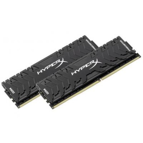 Модуль памяті для компютера DDR4 16GB (2x8GB) 3200 MHz HyperX Predator Black Kingston Fury (ex.HyperX) (HX432C16PB3K2/16)