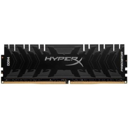 Модуль памяті для компютера DDR4 16GB (2x8GB) 3200 MHz HyperX Predator Black Kingston Fury (ex.HyperX) (HX432C16PB3K2/16)