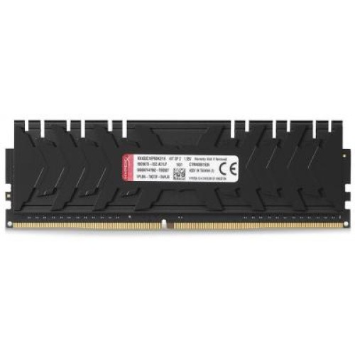 Модуль памяті для компютера DDR4 16GB (2x8GB) 3200 MHz HyperX Predator Black Kingston Fury (ex.HyperX) (HX432C16PB3K2/16)