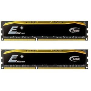 Модуль памяті для компютера DDR4 16GB (2x8GB) 2133MHz Elite Plus Black Team (TPD416G2133HC15DC01)