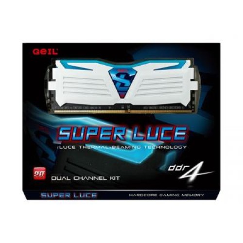 Модуль памяті для компютера DDR4 8GB (2x4GB) 2400 MHz Super Luce Geil (GLWR48GB2400C15DC)