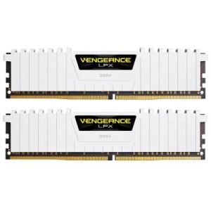 Модуль памяті для компютера DDR4 16GB (2x8GB) 3000 MHz LPX White Corsair (CMK16GX4M2B3000C15W)